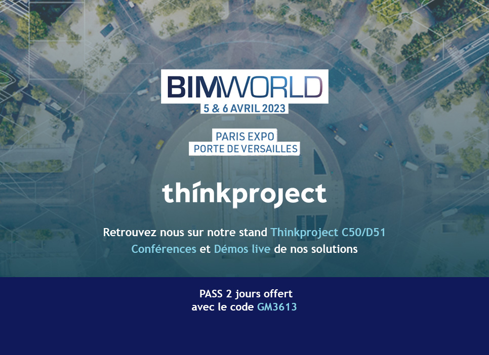 Kairnial et Thinkproject au BIM World 2023